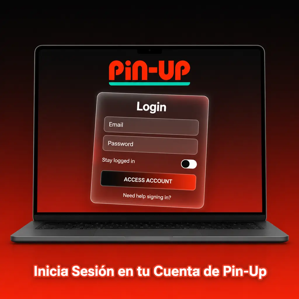 Pantalla de inicio de sesión de Pin-Up